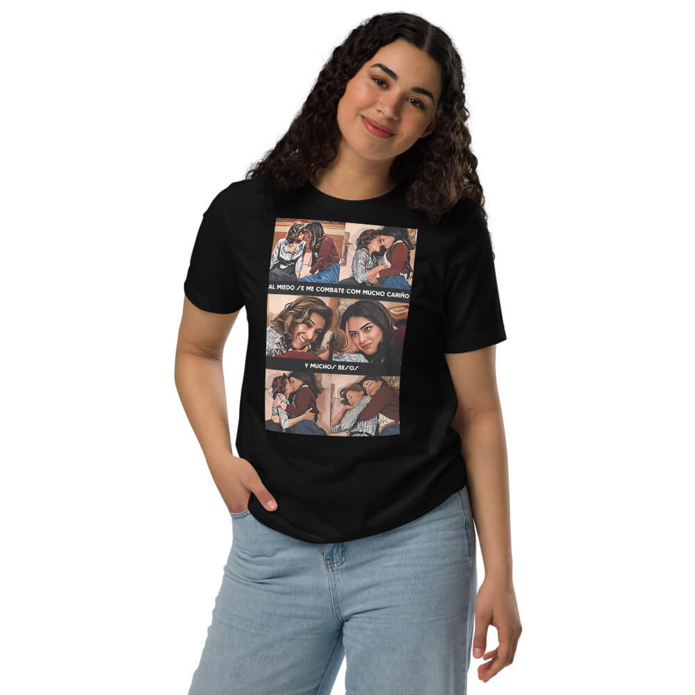 Camiseta Esencial Eco “El miedo se combate con amor... y muchos besos”