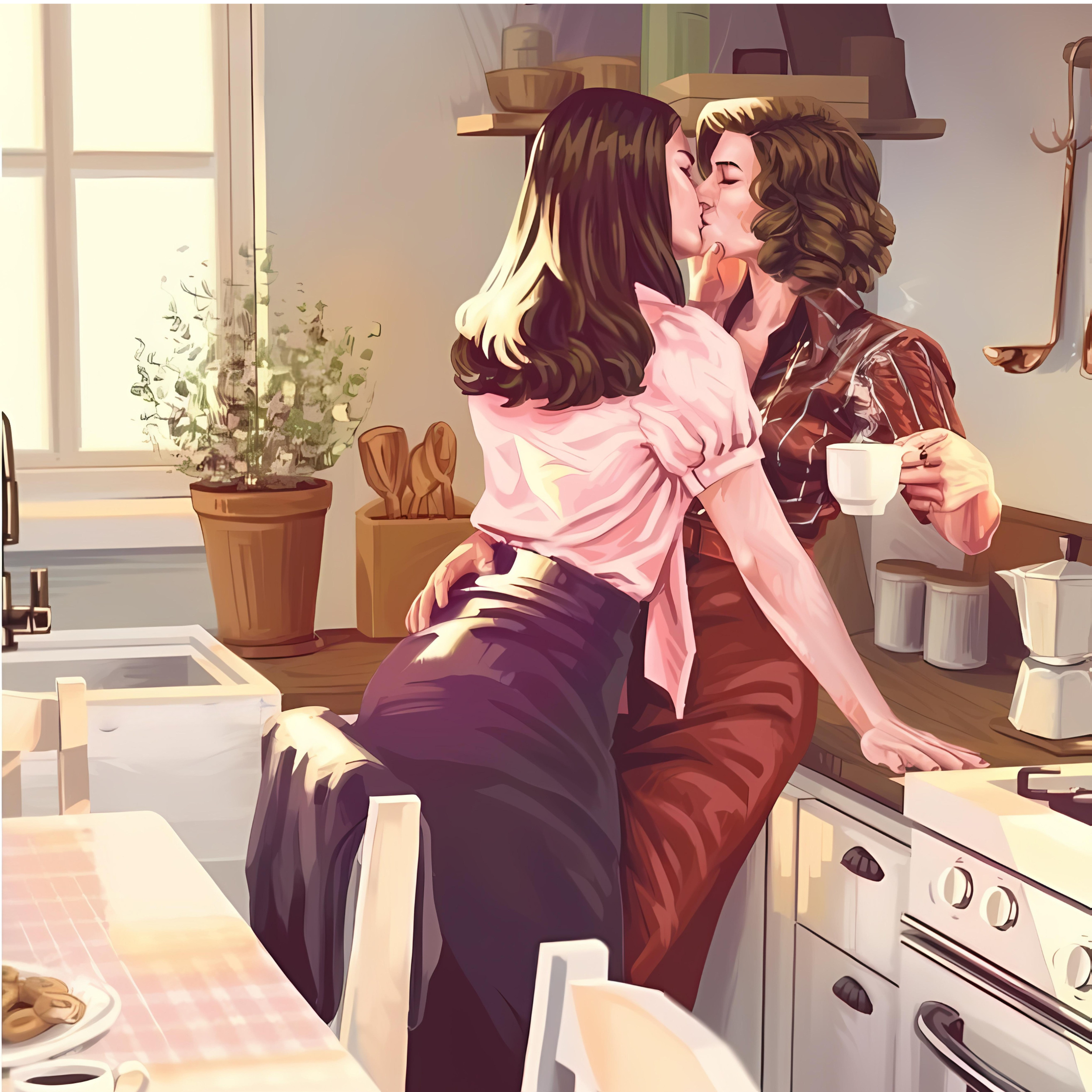 Mochila Minimalista 100% Poliéster "Mafin Kisses"