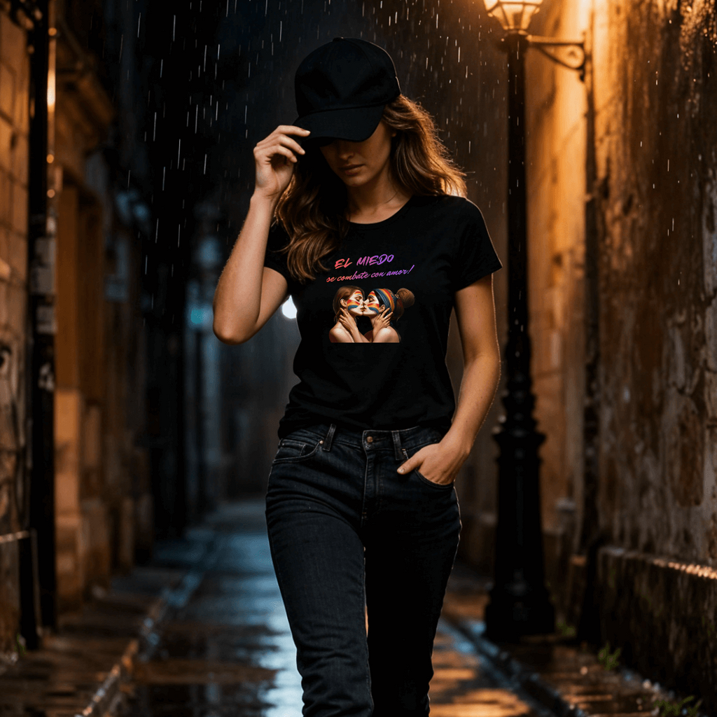 Camiseta Unisex Orgánica | PRIDE - El miedo se combate con amor