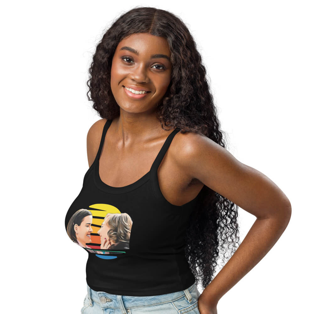 Blusa Ecológica “Sonrisas de Marta y Fina” | Amor y Orgullo 🌈💜