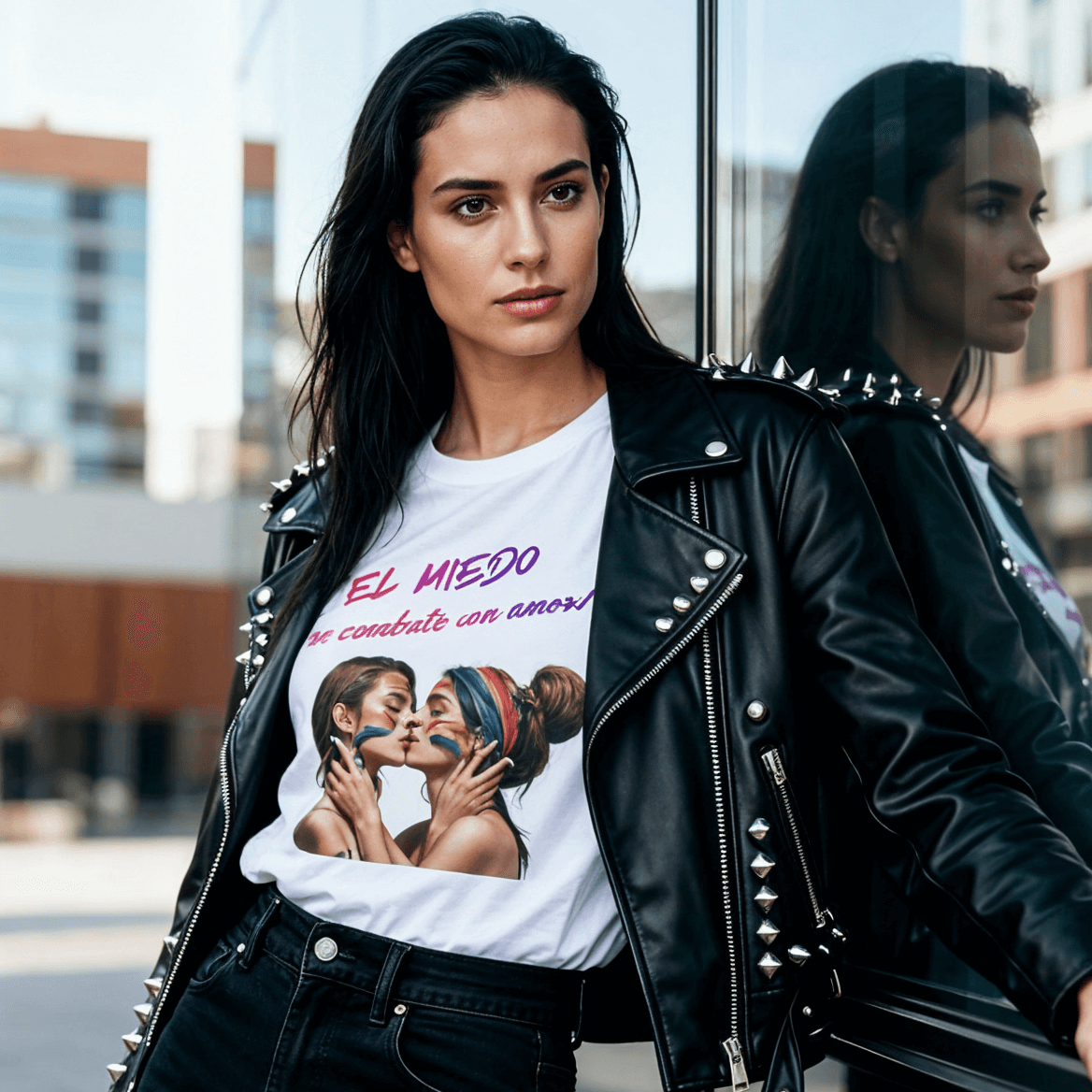 Camiseta Unisex Orgánica | PRIDE - El miedo se combate con amor